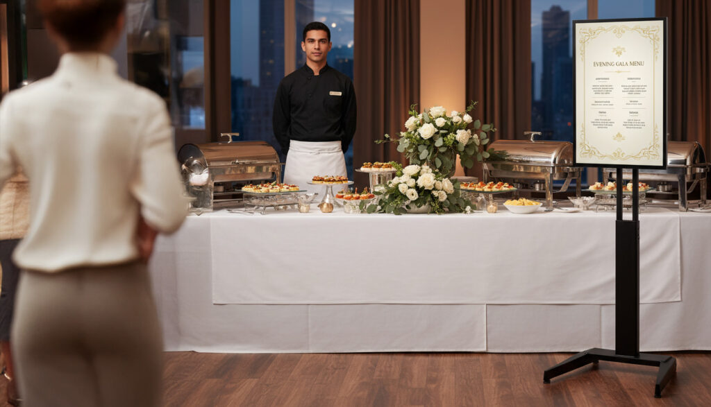 Modern präsentieren – stilvoll genießen.